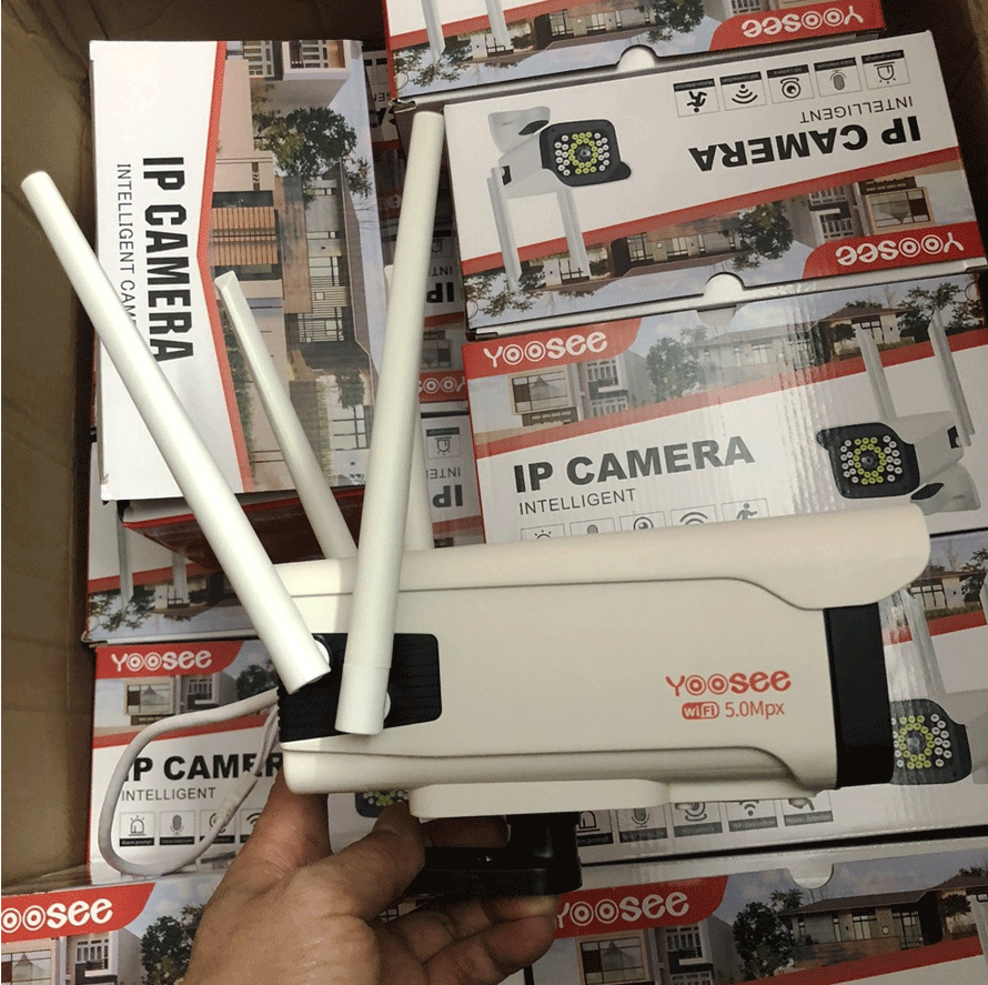 Camera Yoosee Ngoài Trời 5.0 Megapixel –  Đêm Có Màu – 4 Râu (Mẫu Hot 2023) - Ảnh 4