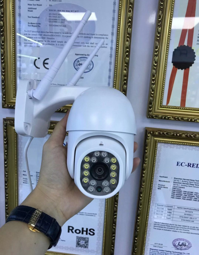 Camera Yoosee PTZ Mini Xoay 360 Ngoài Trời Siêu Nét 5Megapixel – Nhìn Đêm Có Màu - Ảnh 2