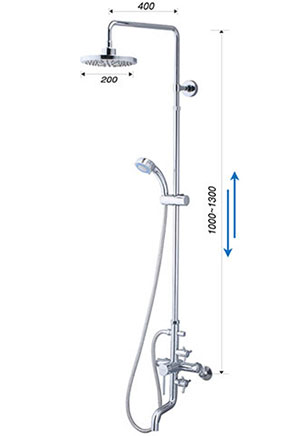 Cần sen cây tắm Caesar BS124 - Image 3