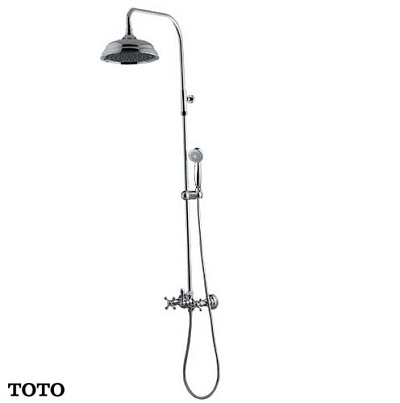 Cần sen cây tắm nóng lạnh màu đen mờ Toto TBW01001BB#MBL - Image 3