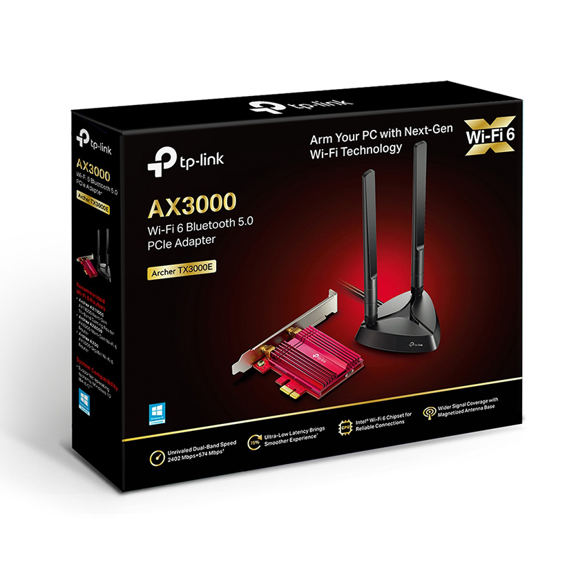 Cạc mạng không dây TP-Link Archer TX3000E (PCI-Express Wi-Fi 6 và Bluetooth 5.0) - Image 4