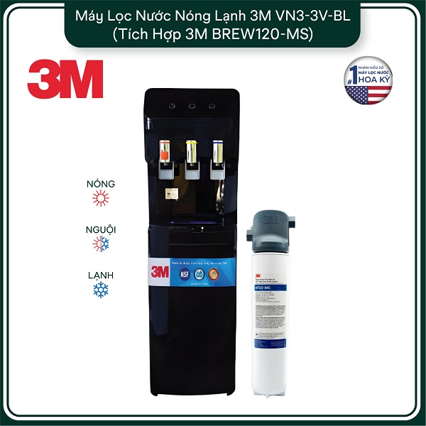 Cây Lọc Nước Uống Trực Tiếp 3M CS3-1V (Tích Hợp Máy Lọc Nước 3M BREW120-MS) - Image 4