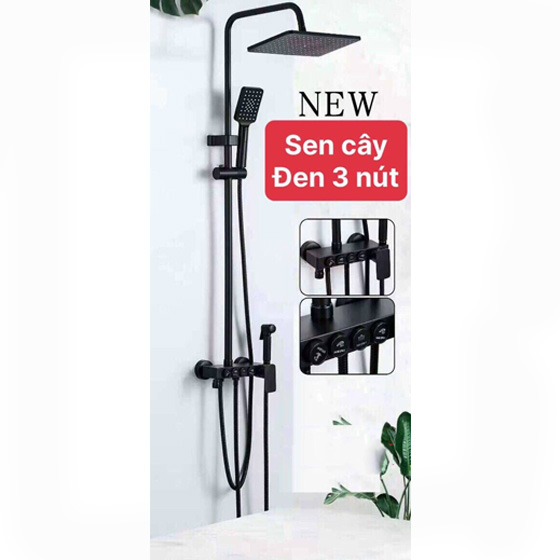 Cây sen tắm nóng lạnh vuông nhiệt độ Cleanmax 1705 - Image 4