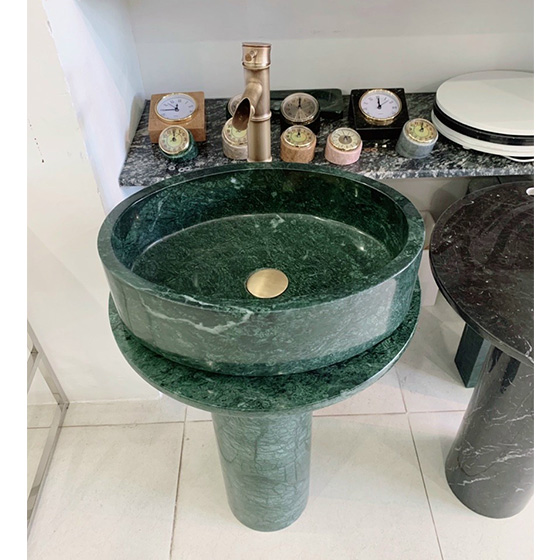 Chậu đá nhân tạo chân đứng MK-0089 ( Chưa gồm vòi) - Image 3