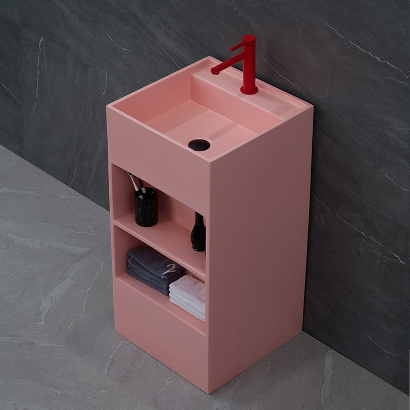 Chậu đá nhân tạo chân đứng MK-0089 ( Chưa gồm vòi) - Image 5