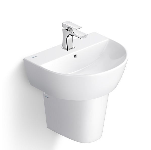Chậu đặt bàn đá 2 tầng màu xám Viglacera US10-9GP03 - Image 4