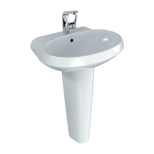 Chậu lavabo chân lửng American 0507W-WT/0707-WT (NK) - Image 4