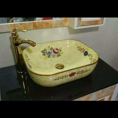 Chậu lavabo nghệ thuật DADA N012 (455x325x135)