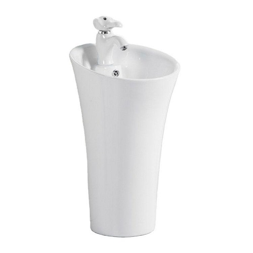 Chậu lavabo trẻ em màu da cam Miken MKC-5003O - Image 5
