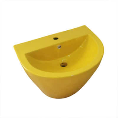 Chậu lavabo trẻ em màu vàng cam Miken MKC-5002-OG - Image 3