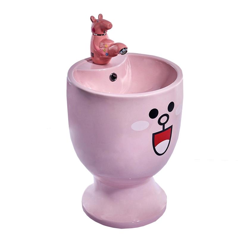 Chậu lavabo trẻ em màu xanh lá cây Miken MKC-5002G - Image 3