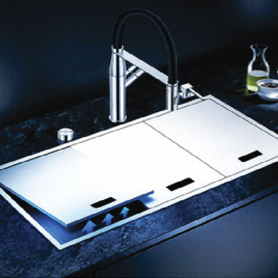 Chậu rửa bát 1 hố Geler GL Eco 5546 (550x460x220mm) - Image 5