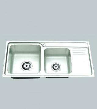 Chậu rửa bát 1 hố Handmade Picenza HM 7646 (762x465x230 mm) - Image 4