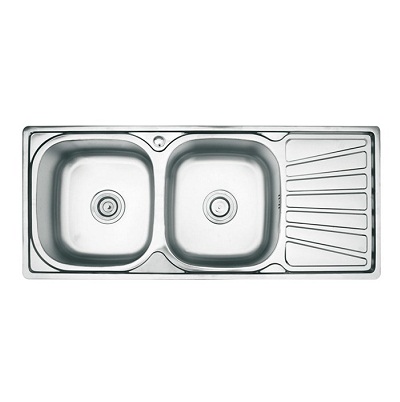 Chậu rửa bát 1 hố Handmade Picenza HM 7646 (762x465x230 mm) - Image 5