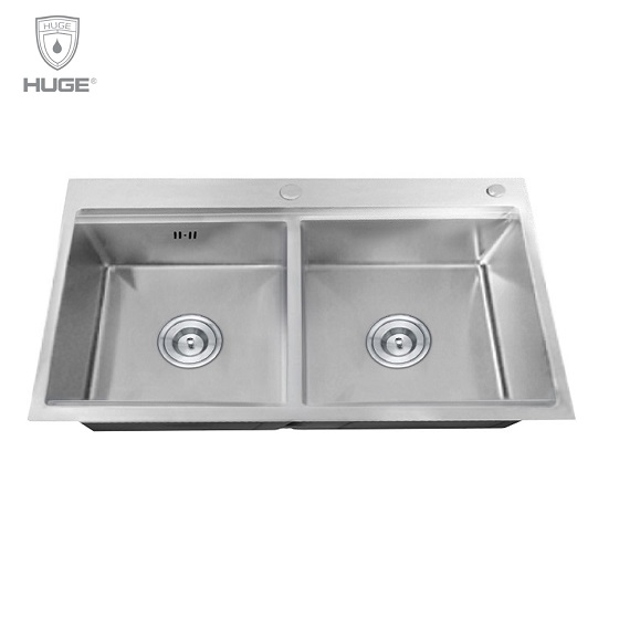 Chậu rửa bát 1 hố Huge H-1100A1 (600x450x220mm) - Image 3