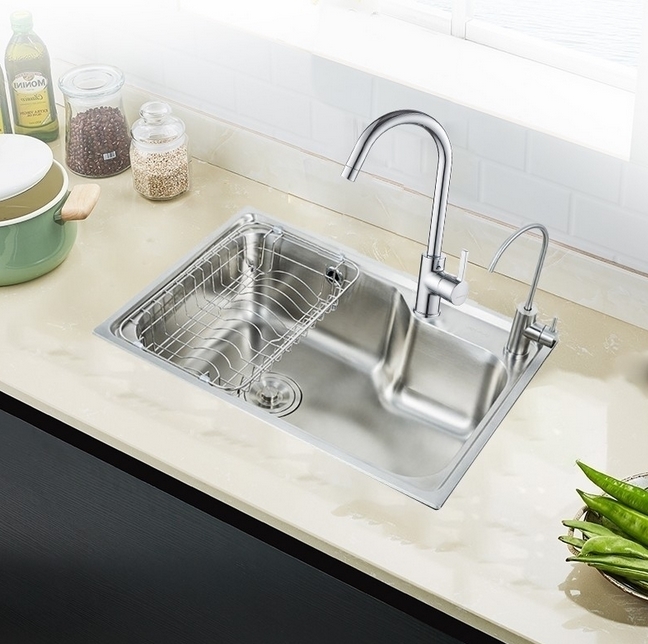 Chậu rửa bát 1 hố JOMOO 06222-BZ1-1 (68x44x21.5cm) - Image 6