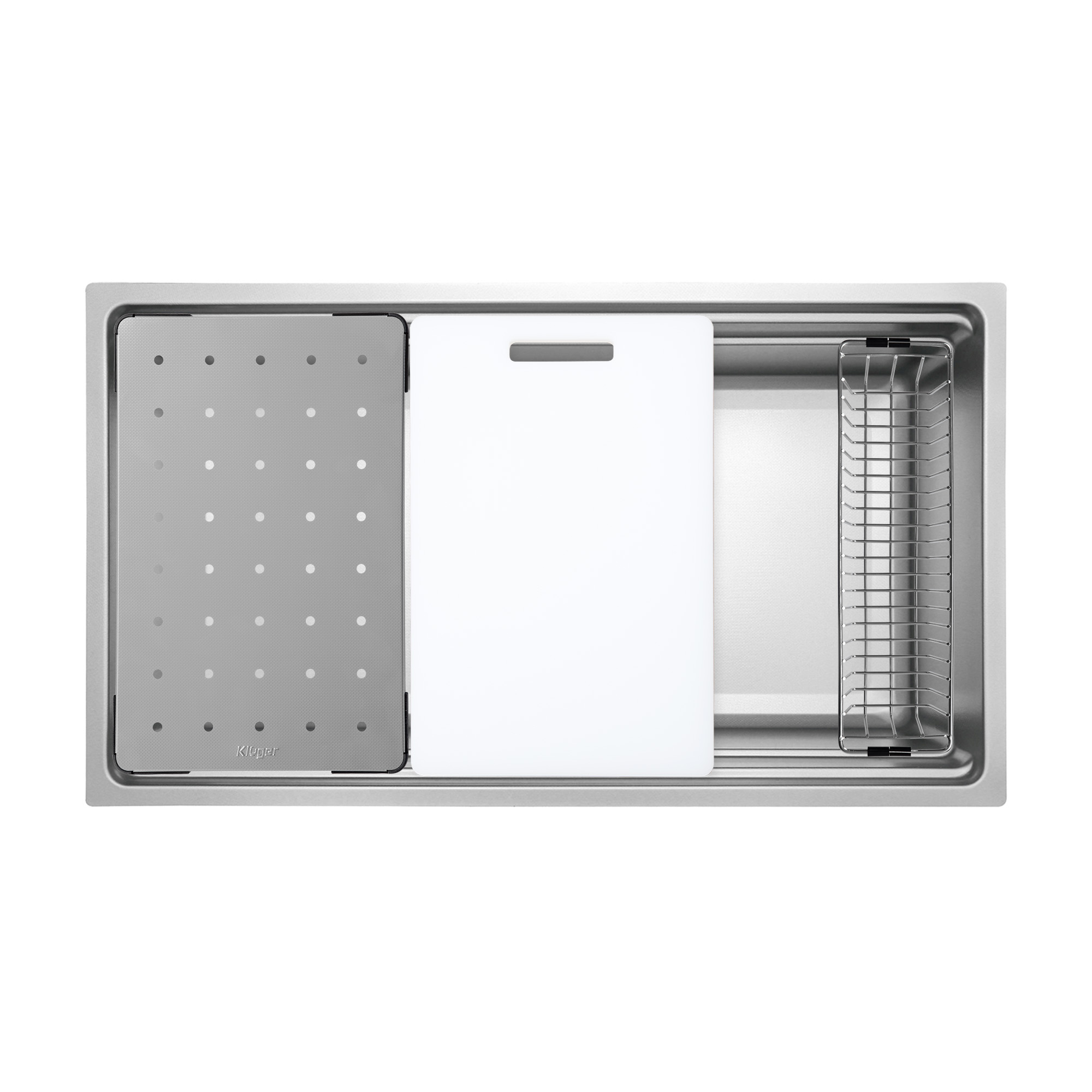 Chậu rửa bát 1 hố Kluger KG7644FS Plus (760x445x220mm)