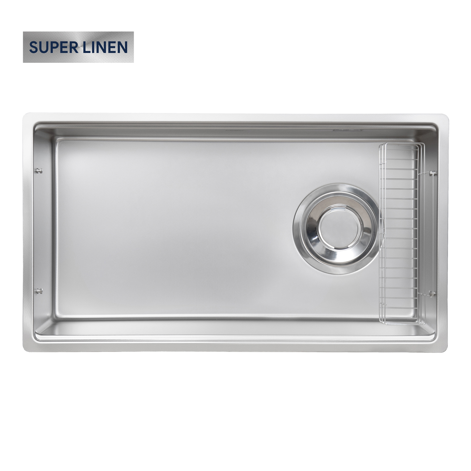 Chậu rửa bát 1 hố Kluger KG7644FS Plus (760x445x220mm) - Image 4