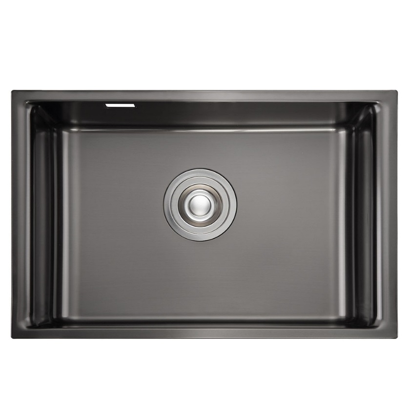 Chậu rửa bát 1 hố Kluger KH8050FS Basic (800x500x210mm) - Image 3