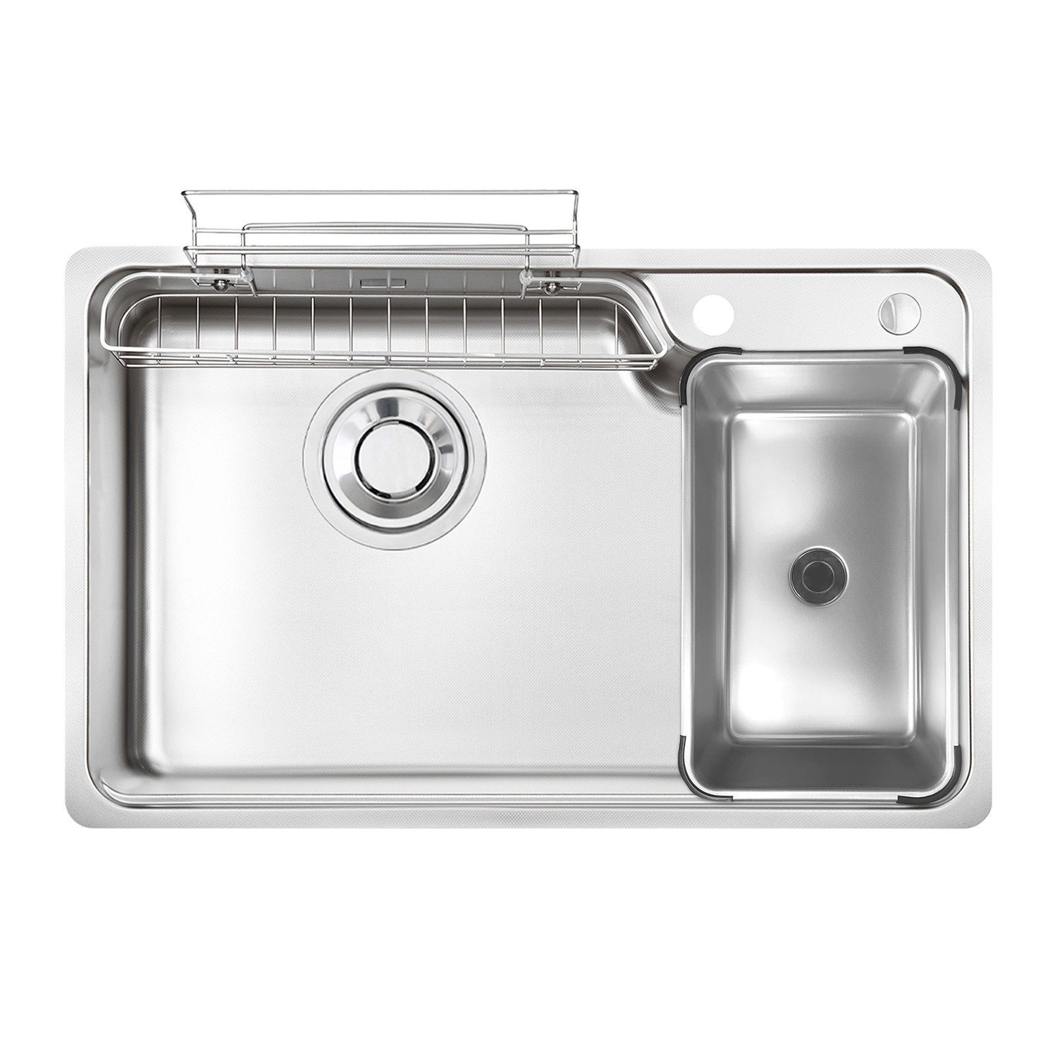 Chậu rửa bát 1 hố Kluger KH8050FS Plus (800x500x210mm)