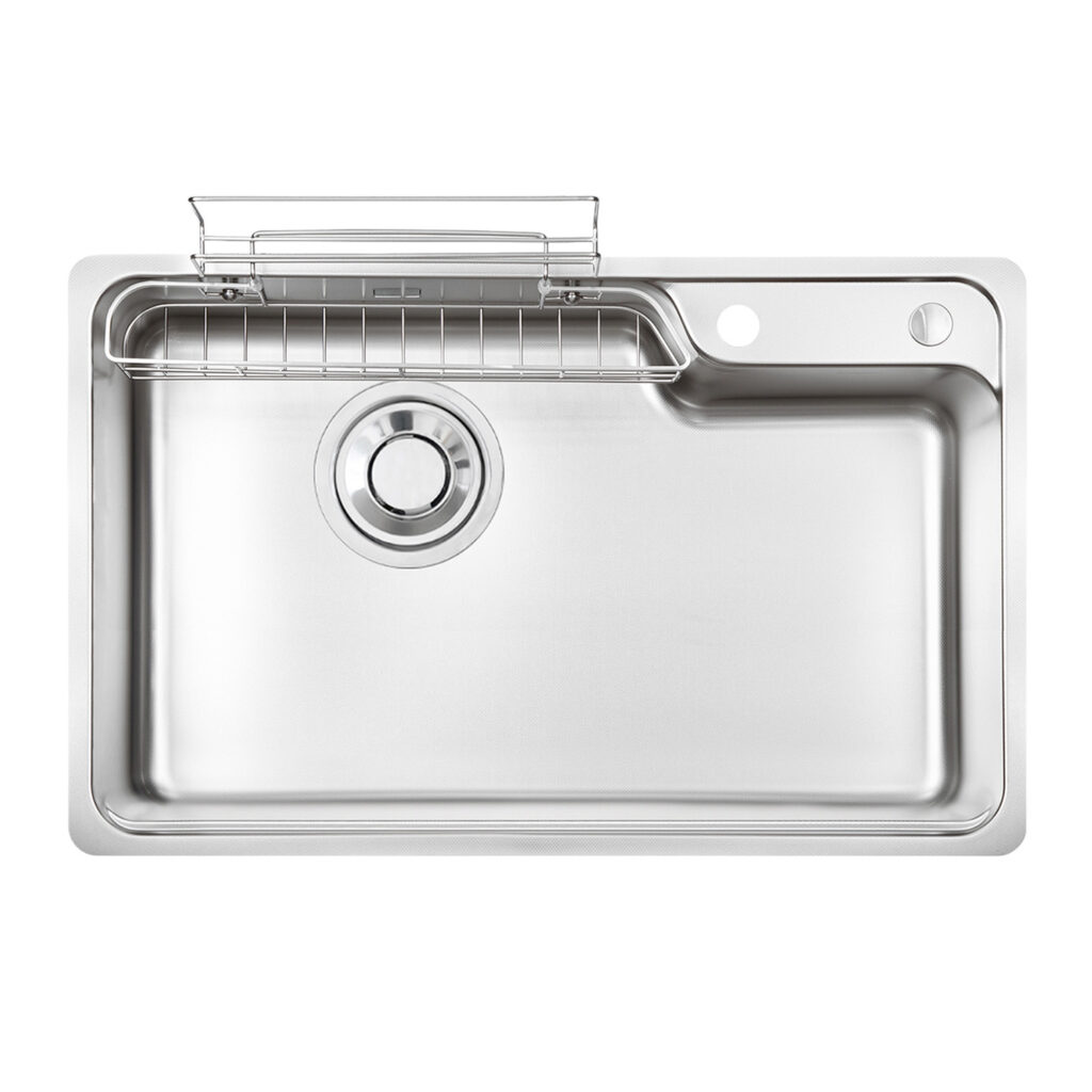 Chậu rửa bát 1 hố Kluger KH8050FS Ulti (800x480x210mm) - Image 5