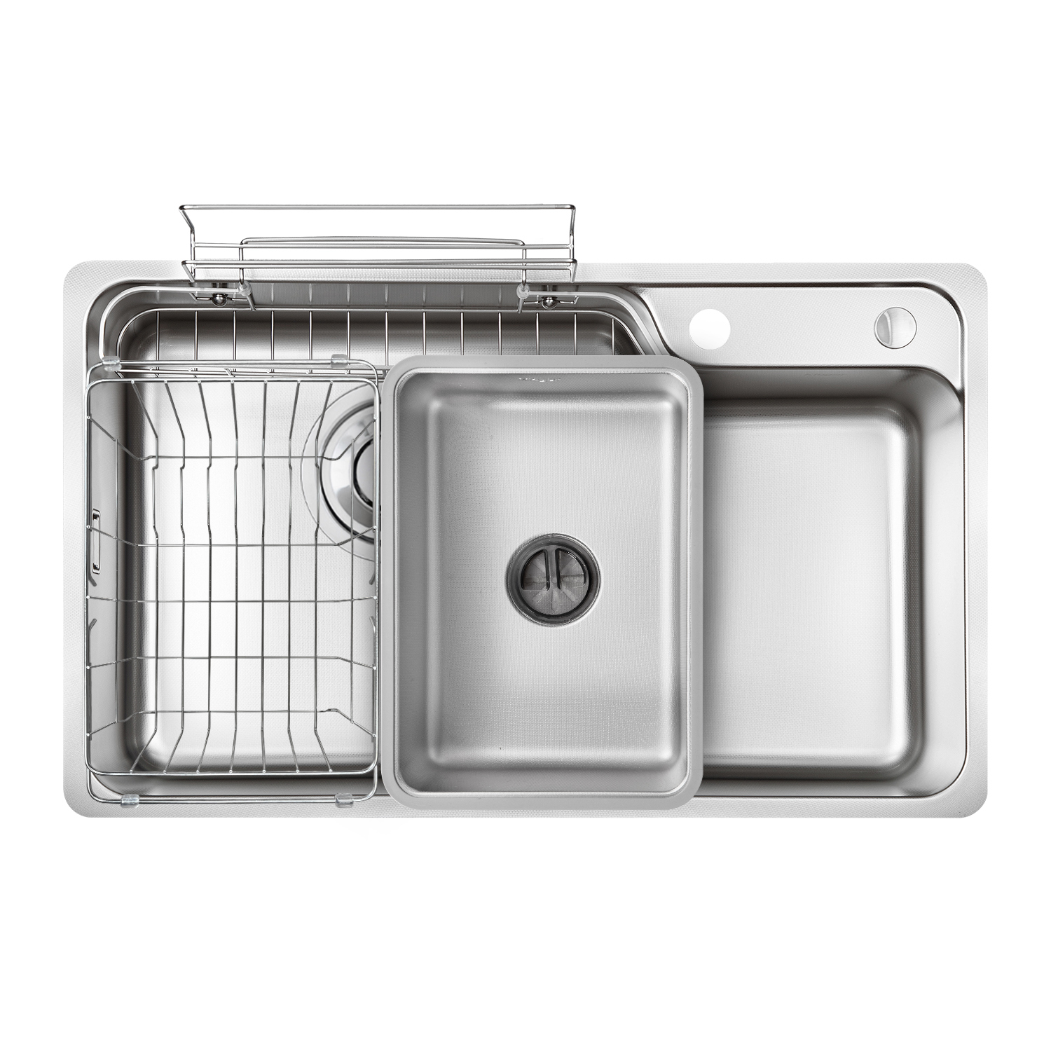 Chậu rửa bát 1 hố Kluger KO7847FS Plus (780x470x220mm) - Image 5