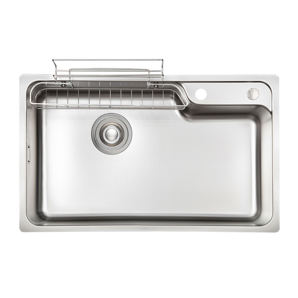 Chậu rửa bát 1 hố Kluger KT8050FS-S80 (800x500x220mm) - Image 5