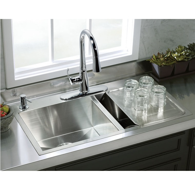 Chậu rửa bát 1 hố Kohler K-3884T-S-NA (480x416x200mm) - Image 4