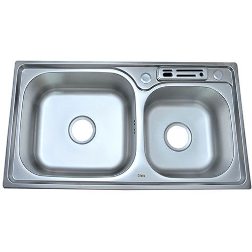 Chậu rửa bát 1 hố lớn Bancoot 8050 (800x500x230mm) - Image 5
