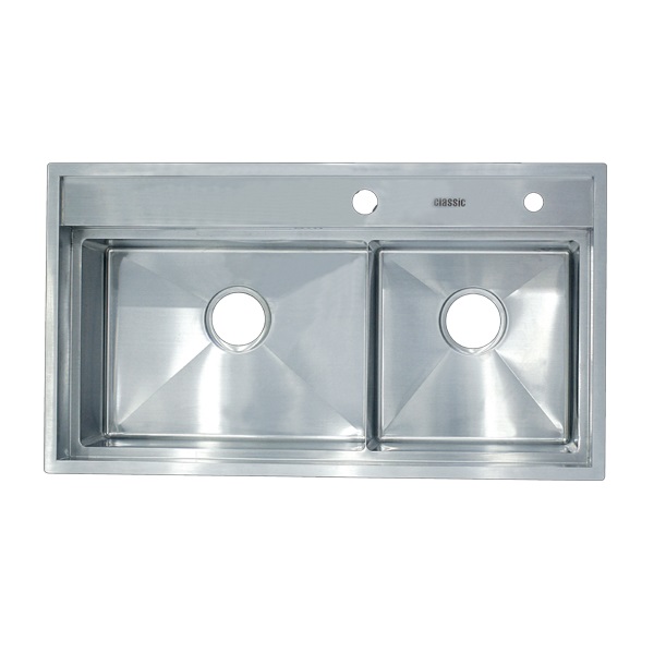 Chậu rửa bát 1 hố lớn Classic DS8248 (820x480x230mm) - Image 4