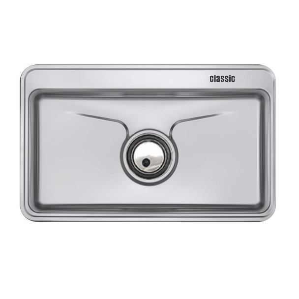Chậu rửa bát 1 hố lớn Classic DS8248 (820x480x230mm) - Image 6
