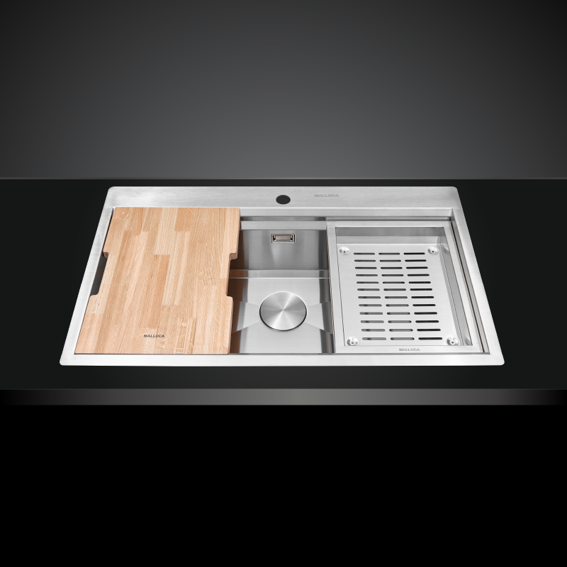 Chậu rửa bát 1 hố Malloca MS 861 (860x510x220mm)