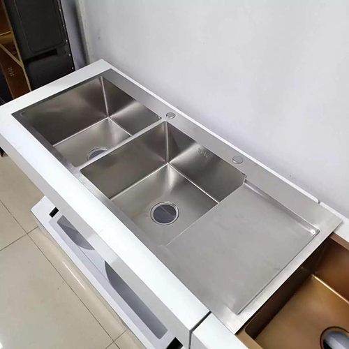 Chậu rửa bát 1 hố màu đen Miken Piraco MK-7848 (780x480x230 mm) - Image 5