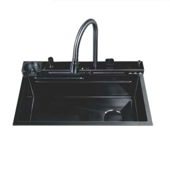 Chậu rửa bát 1 hố màu đen Royal Join RA-35A7545 - Image 5
