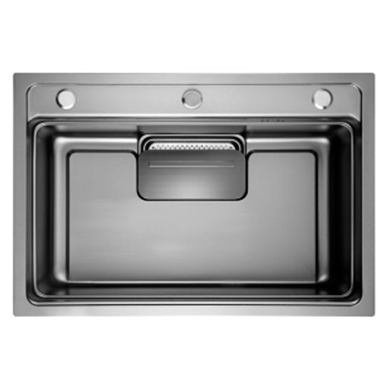 Chậu rửa bát 1 hố Nano GRUNDER GR-7545JC (750x450x220mm) - Image 3