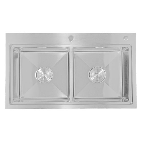 Chậu rửa bát 1 hố Nano màu đen GRUNDER GR-7546MD (750x460x220 mm) - Image 4