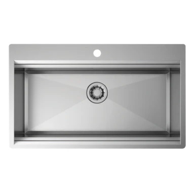 Chậu rửa bát 1 hố NOBINOX LIKEN NL724D (720x480x220mm) - Image 5