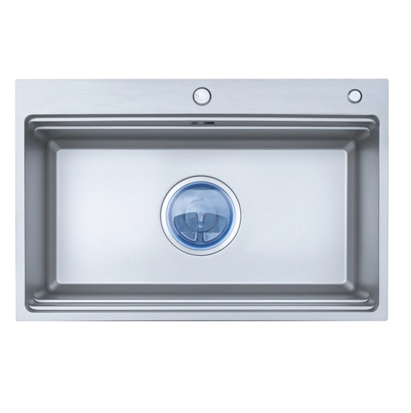 Chậu rửa bát 1 hố NOBINOX LIRA NJ560D (760x500x220mm)
