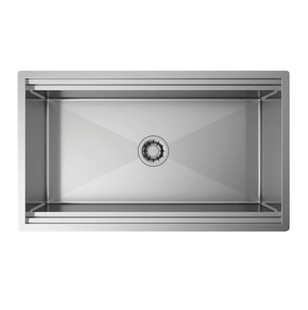Chậu rửa bát 1 hố NOBINOX LIRA NJ566D (860x445x210mm) - Image 5