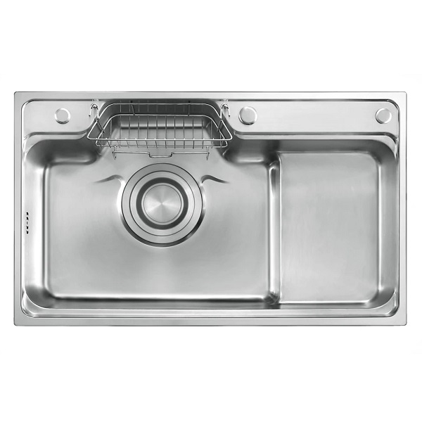 Chậu rửa bát 1 hố NOBINOX LUMIA NJ558B (830x480x230mm) - Image 5