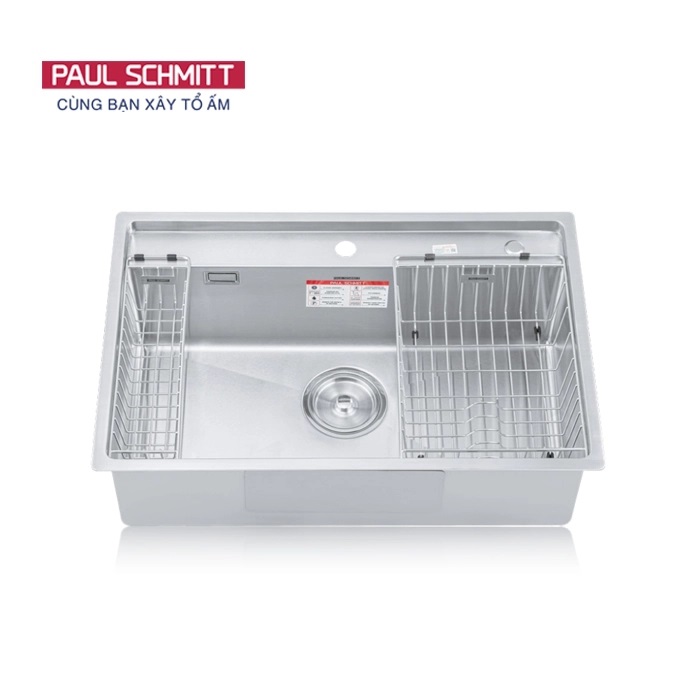 Chậu rửa bát 1 hố Paul Schmitt PA7050-TDA (700x500x230mm)