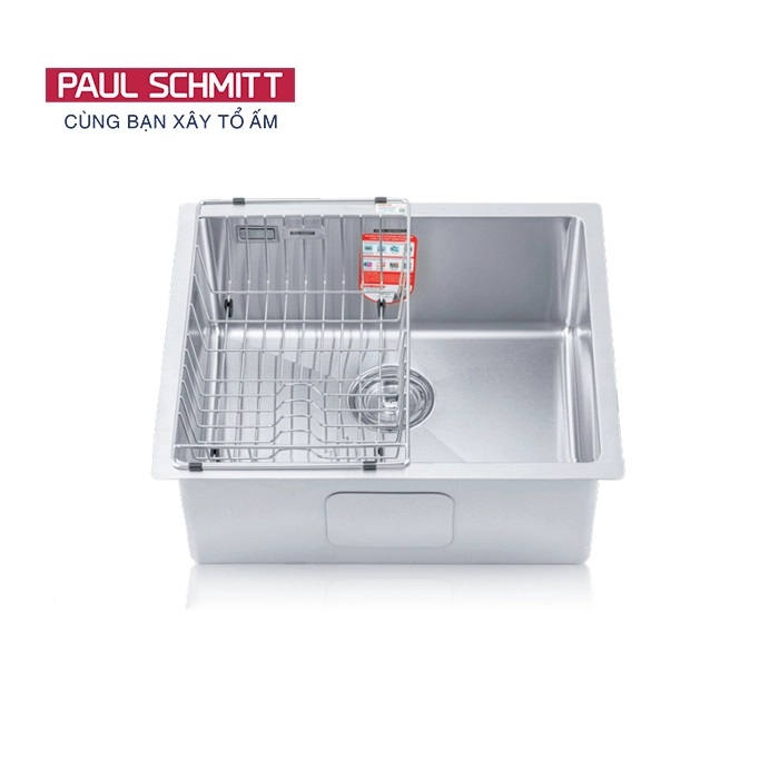 Chậu rửa bát 1 hố Paul Schmitt PA80455-UD (800x455x220mm) - Image 4