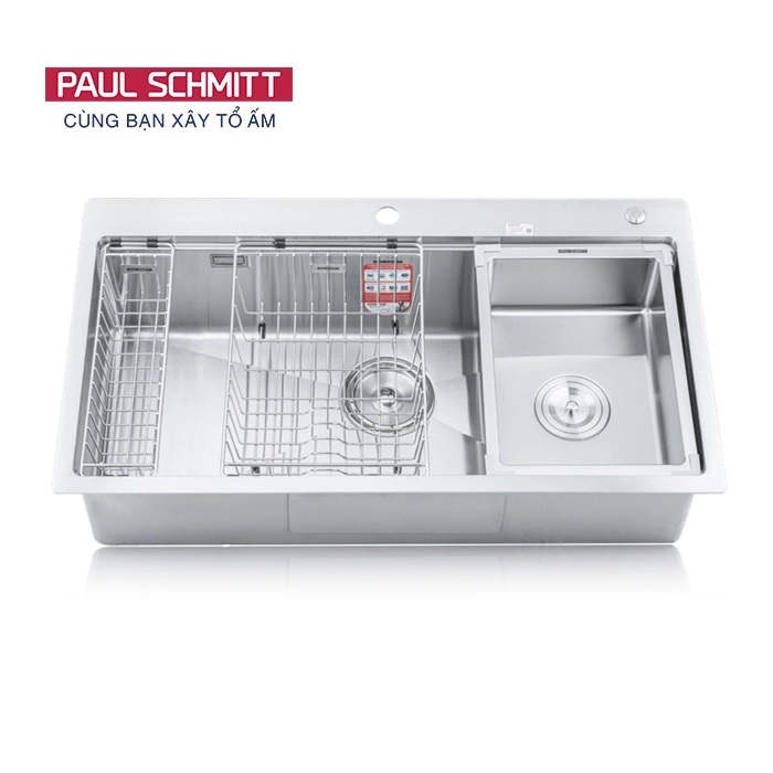 Chậu rửa bát 1 hố Paul Schmitt PA8245-U (820x450x220mm) - Image 4