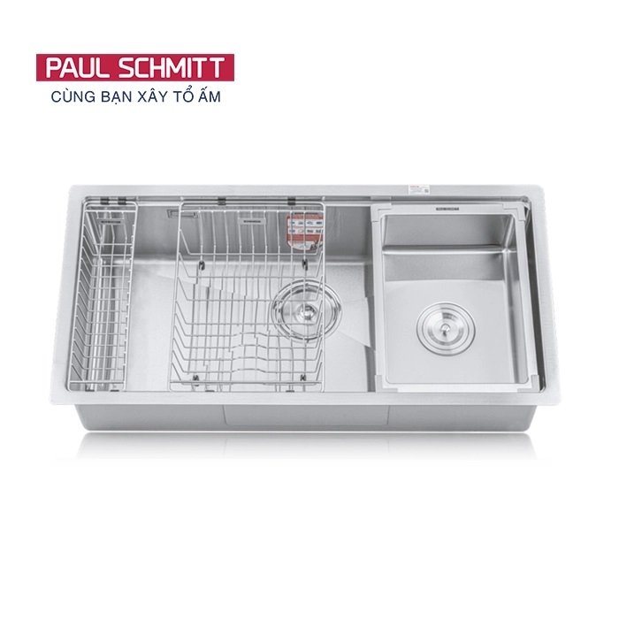 Chậu rửa bát 1 hố Paul Schmitt PA90455-UD (900x455x220mm)