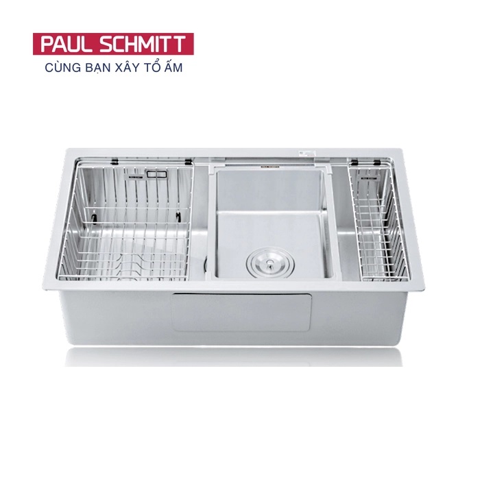 Chậu rửa bát 1 hố Paul Schmitt PAM7643-UDE (760x430x225mm) - Image 5