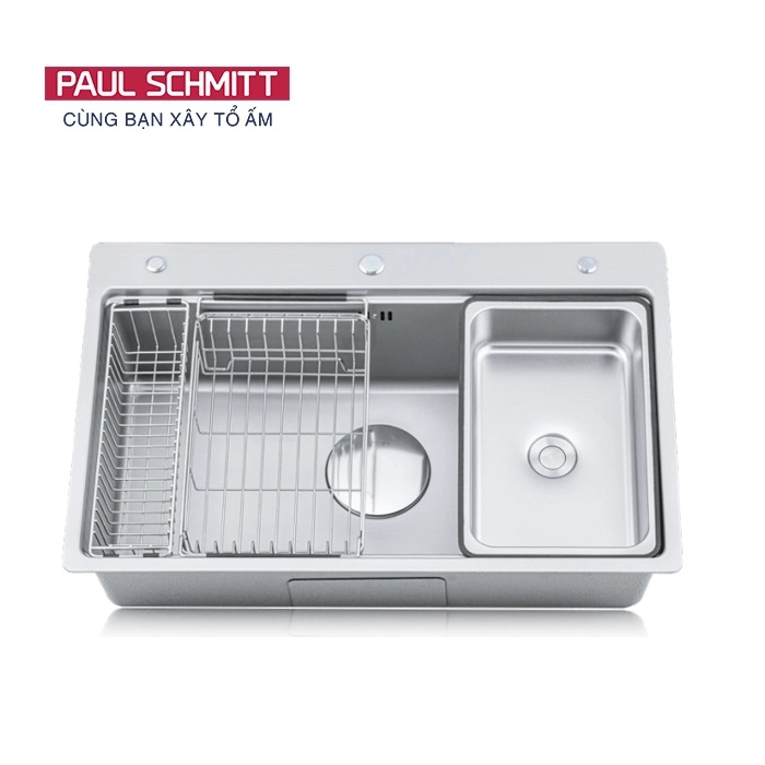 Chậu rửa bát 1 hố Paul Schmitt PAM7648-TDE (760x450x225mm)
