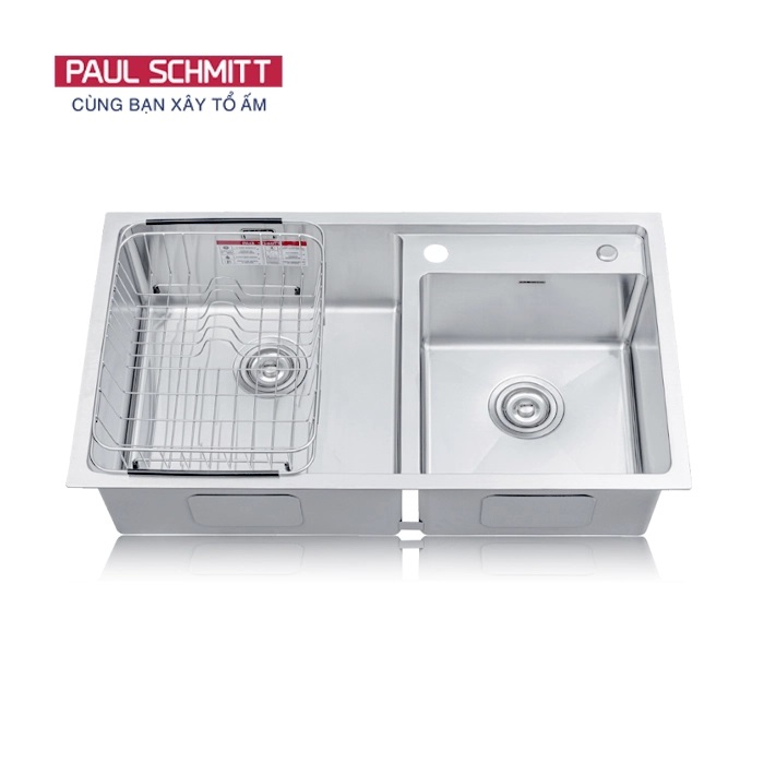 Chậu rửa bát 1 hố Paul Schmitt PAM8048-TE (800x480x225 mm) - Image 3