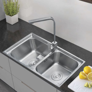 Chậu rửa bát 1 hố Toàn Mỹ TMS78X.2.3 (780x440x220mm) - Image 5