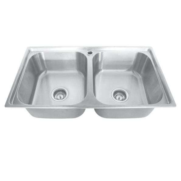 Chậu rửa bát 2 hố cân có bàn Clara CSS-12 (1140x440x200mm) - Image 3