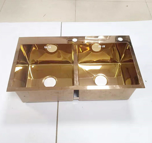 Chậu rửa bát 2 hố cân Handmade Inox 304 Miken MKRB-8245C (82x45x23cm) - Image 4